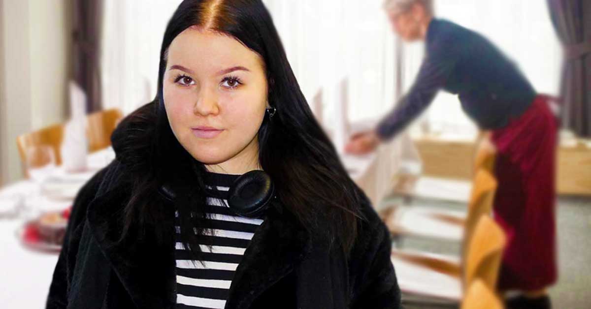 Suomea ja venäjää puhuva Janita opiskelee Perho Liiketalousopistossa kokiksi