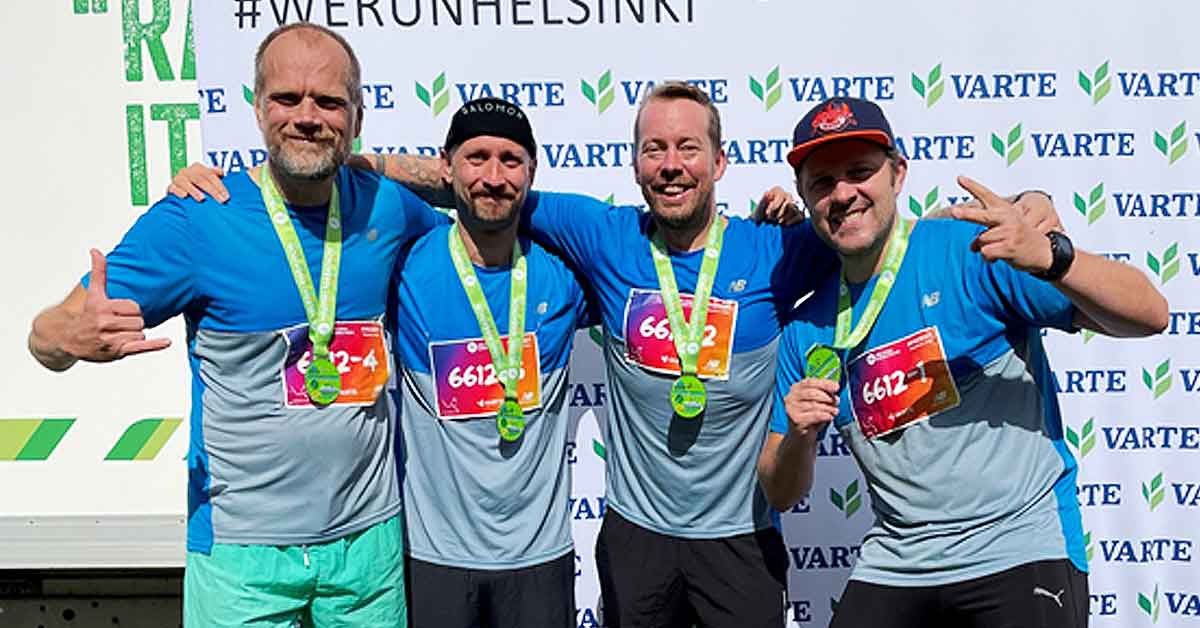 Perhon Viesti Helsinki Marathonissa